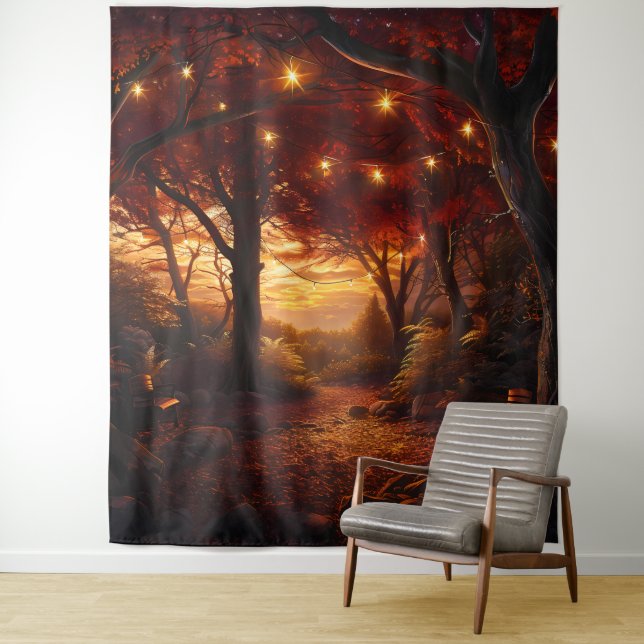 Beautiful Evening Wedding Backdrop Wandteppich (Beispiel)