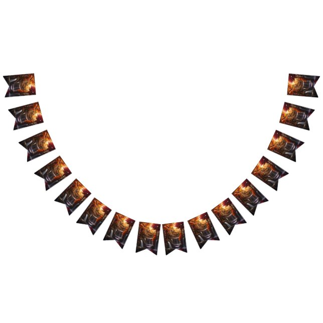 Beautiful Evening Wedding Backdrop Wimpelkette (Alle)