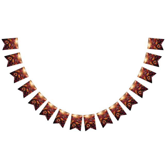 Beautiful Evening Wedding Backdrop Wimpelkette (Alle)