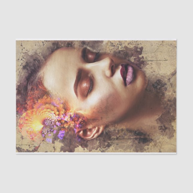 Beautiful Face Tissue Paper Seidenpapier (Vorderseite)