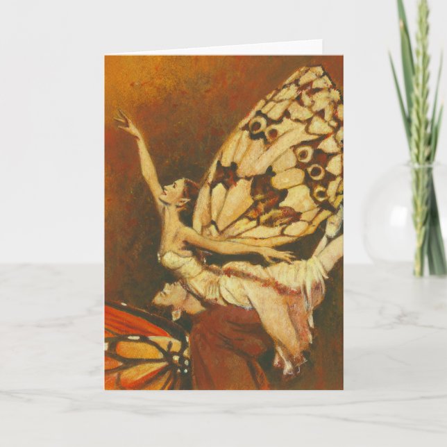 Beautiful Fairy Dancers Greetings Card Karte (Vorderseite)