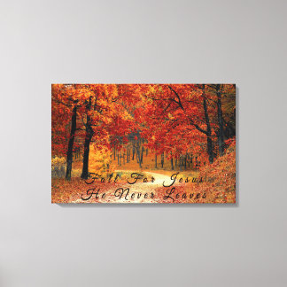 Beautiful Fall Road Canvas Print Leinwanddruck