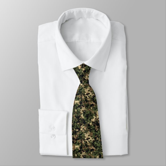 Beautiful Father'S Day Gifts Camouflage  Krawatte (Gebunden)