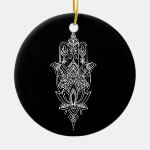 Beautiful Fatimas hand Keramik Ornament