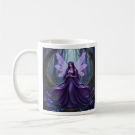 Beautiful February Amethyst Fairy Kaffeetasse