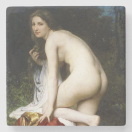 Beautiful Female Bather (von Bouguereau) Steinuntersetzer