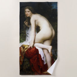 Beautiful Female Bather (von Bouguereau) Strandtuch