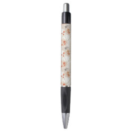 Beautiful Feminine Peach Red White Floral Kugelschreiber