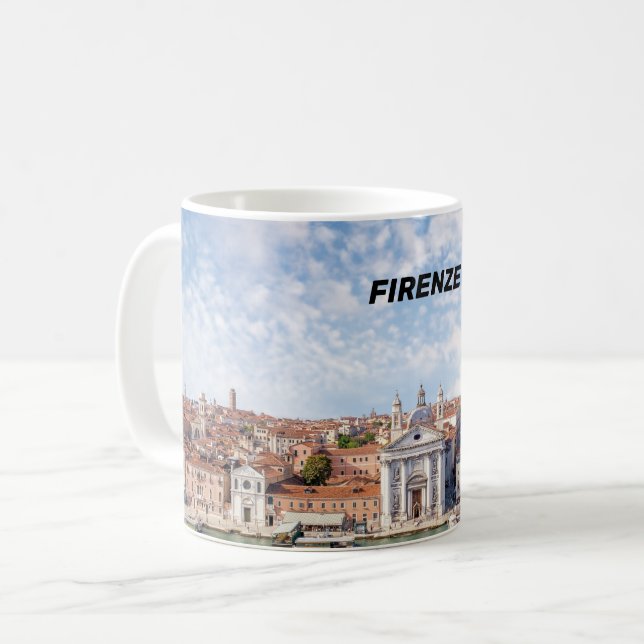 Beautiful Firenze - Italien Kaffeetasse (Vorderseite Links)