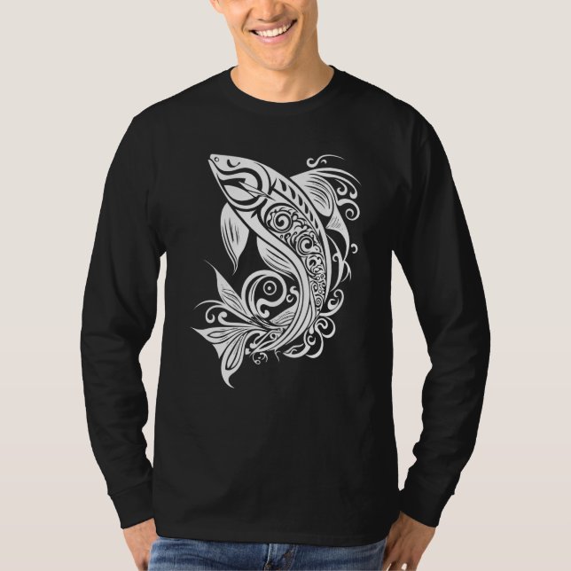Beautiful Fish Vector Graphic Nature Water Sea Riv T-Shirt (Vorderseite)