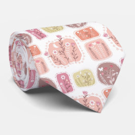 Beautiful Floral Butterfly Garden Neck Tie Krawatte