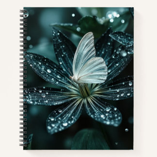 Beautiful flower and Butterfly Notizbuch