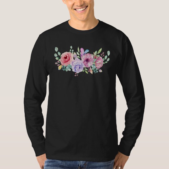 Beautiful Flower Art Design_1 T-Shirt (Vorderseite)