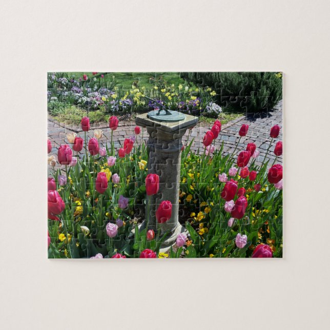 Beautiful Flower Garden Puzzle (Horizontal)