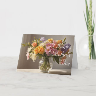Beautiful Flowers Mother's Day Card Karte