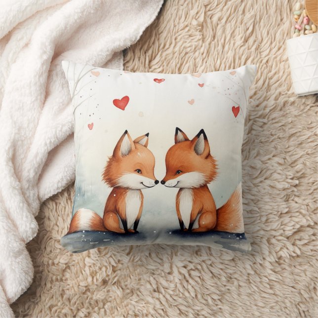 Beautiful Fox Kissen (Decke)