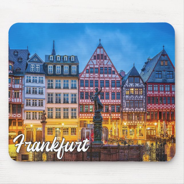 Beautiful Frankfurt, Deutschland Mousepad (Vorne)