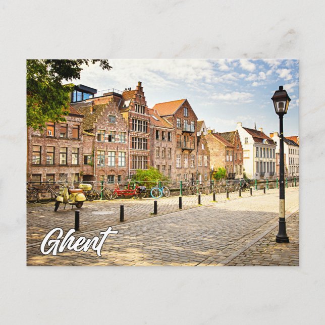 Beautiful Gent, Belgien Postkarte (Vorderseite)