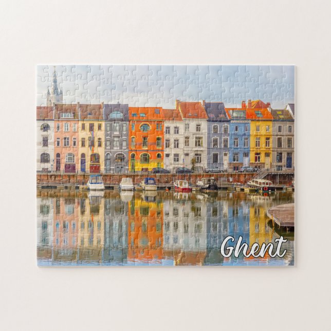 Beautiful Gent, Belgien Puzzle (Horizontal)