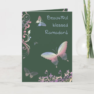 Beautiful gesegnet Ramadan - Grüße Karte