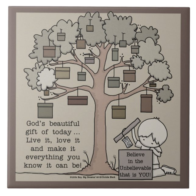 Beautiful Gift Fliese (Vorderseite)