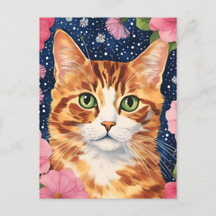 Beautiful Ginger Cat Postkarte