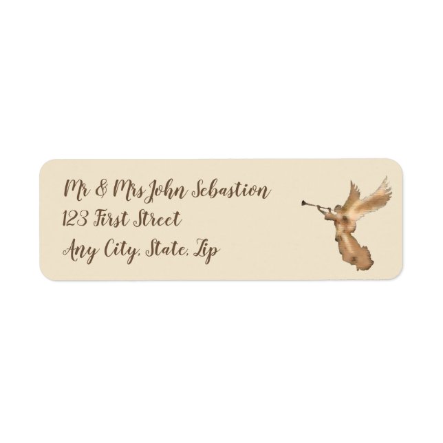 Beautiful Gold Angel Art Individuelle Name (Vorne)