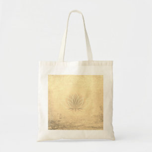 Beautiful Gold Lotus , Zen Tragetasche