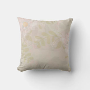 Beautiful Gold Pink Abstrakt Floral Kissen