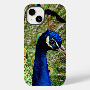 Beautiful Green Peacock Bird Hübsch Case-Mate iPhone 14 Hülle