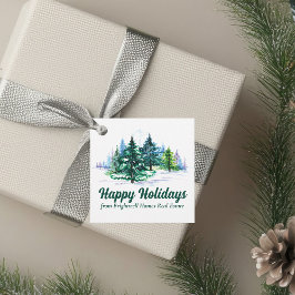 Beautiful Happy Holidays Custom Christmas Party Geschenkanhänger