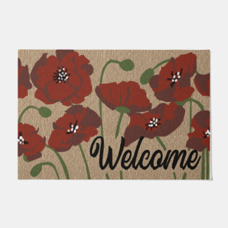 Beautiful Hello Blume, Outdoor Doormat Geschenk Fußmatte