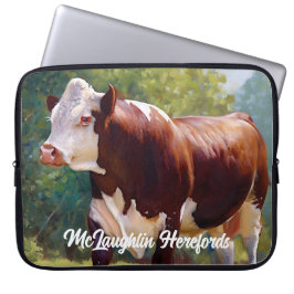 Beautiful Hereford Bull Laptopschutzhülle