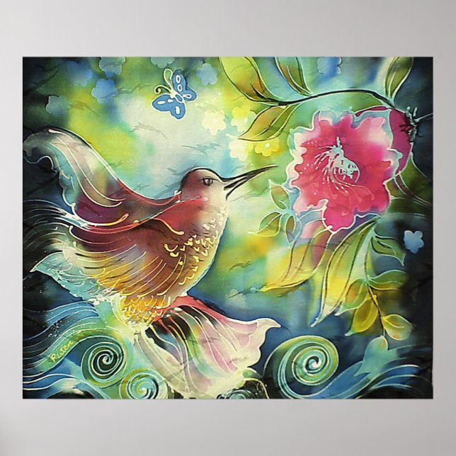 Beautiful Hummingbird Poster (Vorne)
