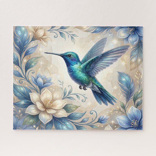 Beautiful Hummingbird Puzzle (Horizontal)