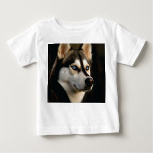 Beautiful Husky Throw Pillow Baby T-shirt