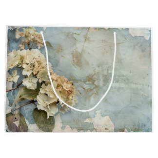 Beautiful Hydrangea Geschenktasche - Künstlerisch  Große Geschenktüte