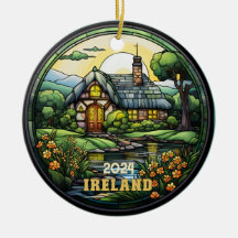Beautiful Imitats Glass Ireland Souvenir