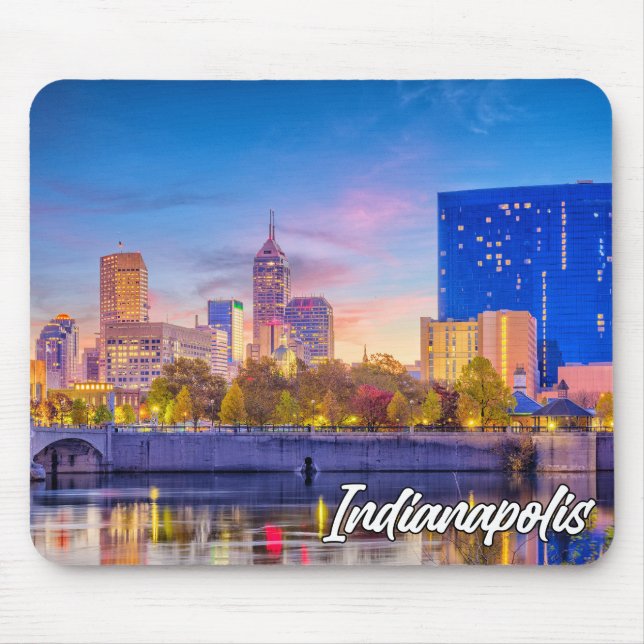 Beautiful Indianapolis, Indiana, Vereinigte Staate Mousepad (Vorne)