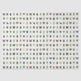 Beautiful insect collection watercolor style bugs  seidenpapier