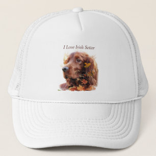 Beautiful Irish Red Setter Truckerkappe