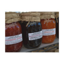 Beautiful Jam Jars Postcard