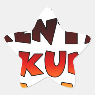 Beautiful Jambo Kenya Hakuna Matata Schöne Aussich Stern-Aufkleber