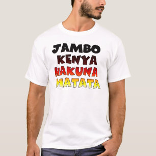 Beautiful Jambo Kenya Hakuna Matata Schöne Aussich T-Shirt