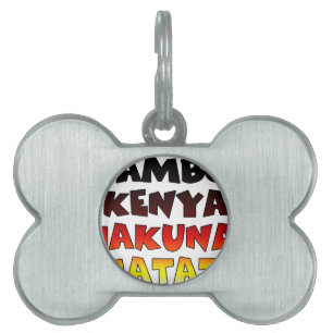Beautiful Jambo Kenya Hakuna Matata Schöne Aussich Tiermarke