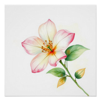 beautiful jazmine wall art poster