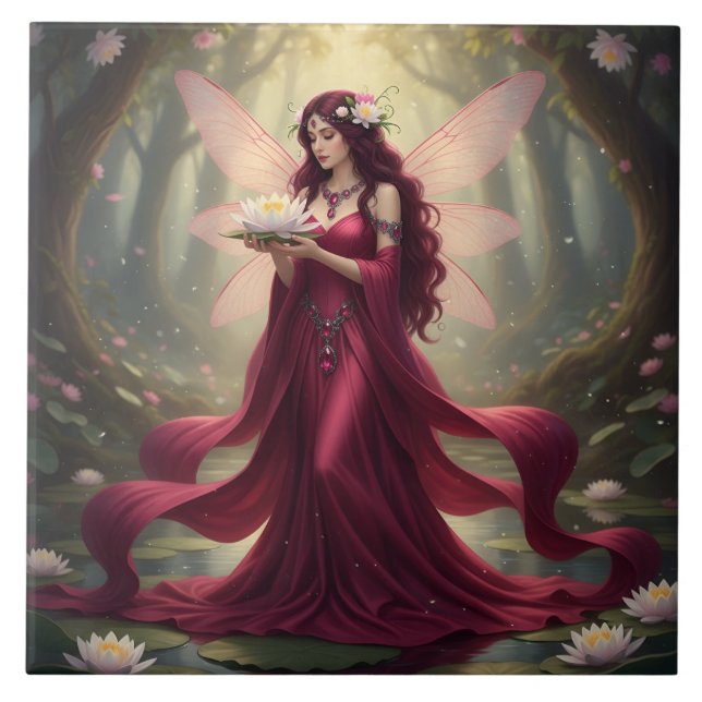 Beautiful July Ruby Fairy Fliese (Vorderseite)