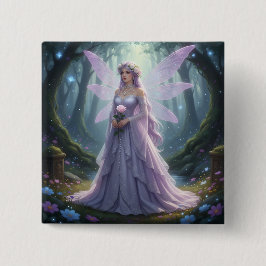 Beautiful June Pearl Fairy Button