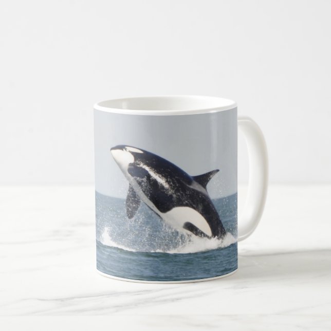 Beautiful Killer Whale Kaffeetasse (VorderseiteRechts)