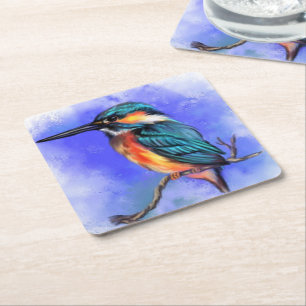 Beautiful Kingfisher Paper Untersetzer